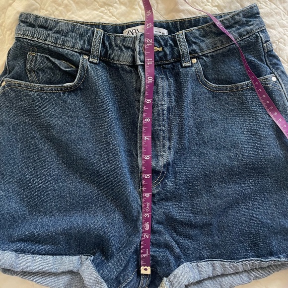 Zara shorts set of two cream blue 6 - Picture 9 of 10